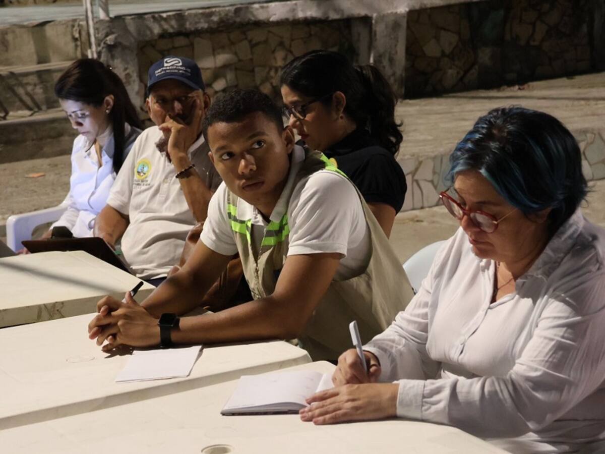 Alcaldía de Cartagena lideró Consejo Comunitario de Seguridad en Olaya Herrera