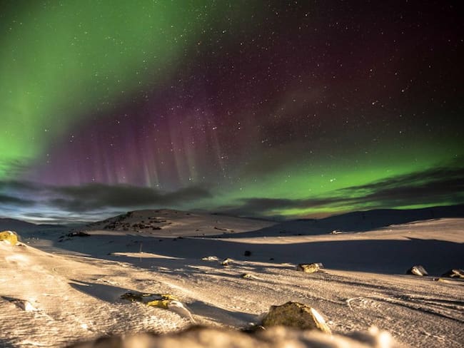 Video: Los increíbles efectos de gas creados en la Aurora Boreal