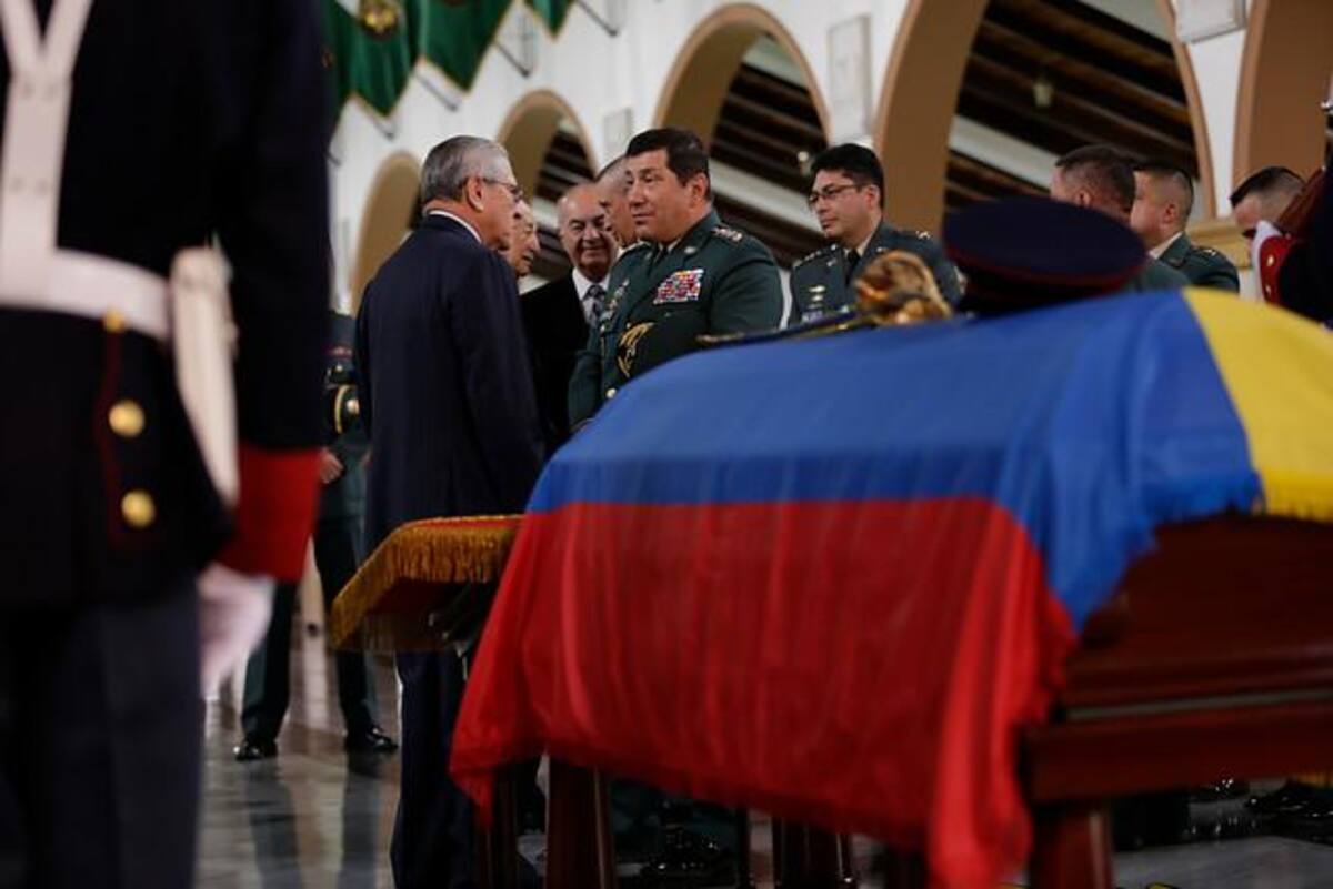 Asistieron sus familiares y los altos mandos militares.
