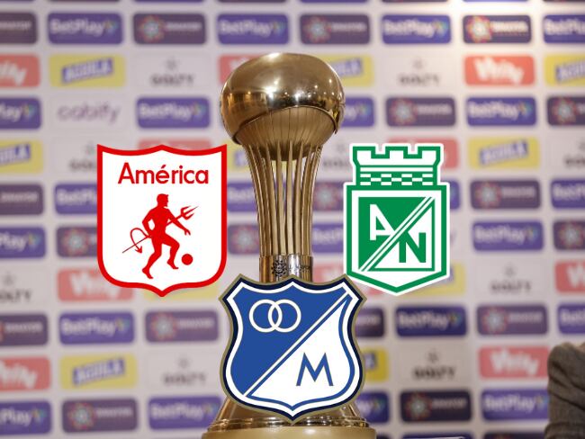 América de Cali, Atlético Nacional y Millonarios en Liga / Colprensa