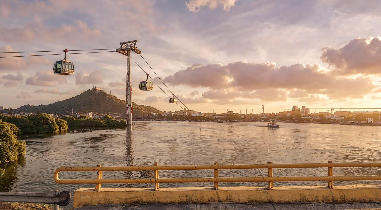 Kalamarí es el nuevo cable aéreo turístico de Cartagena