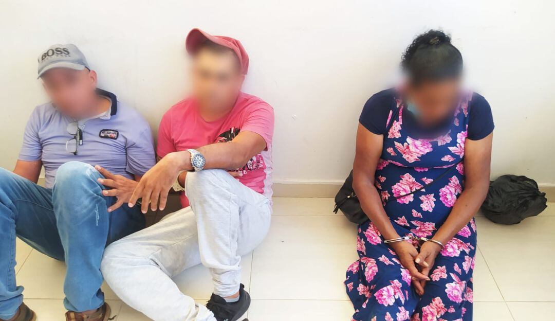 Presuntos asaltantes