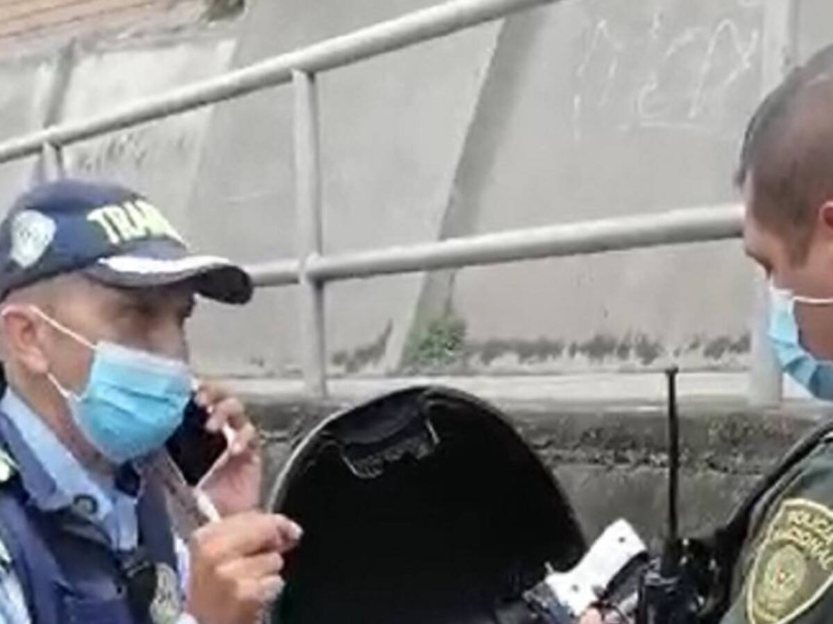 VIDEO: Apareció un arma de fuego en operativo de tránsito