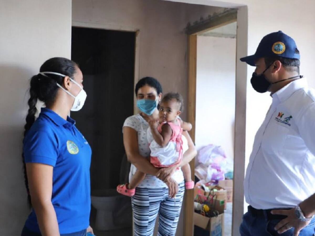 Reubican a familia que vivía en hacinamiento en el sur de Cartagena