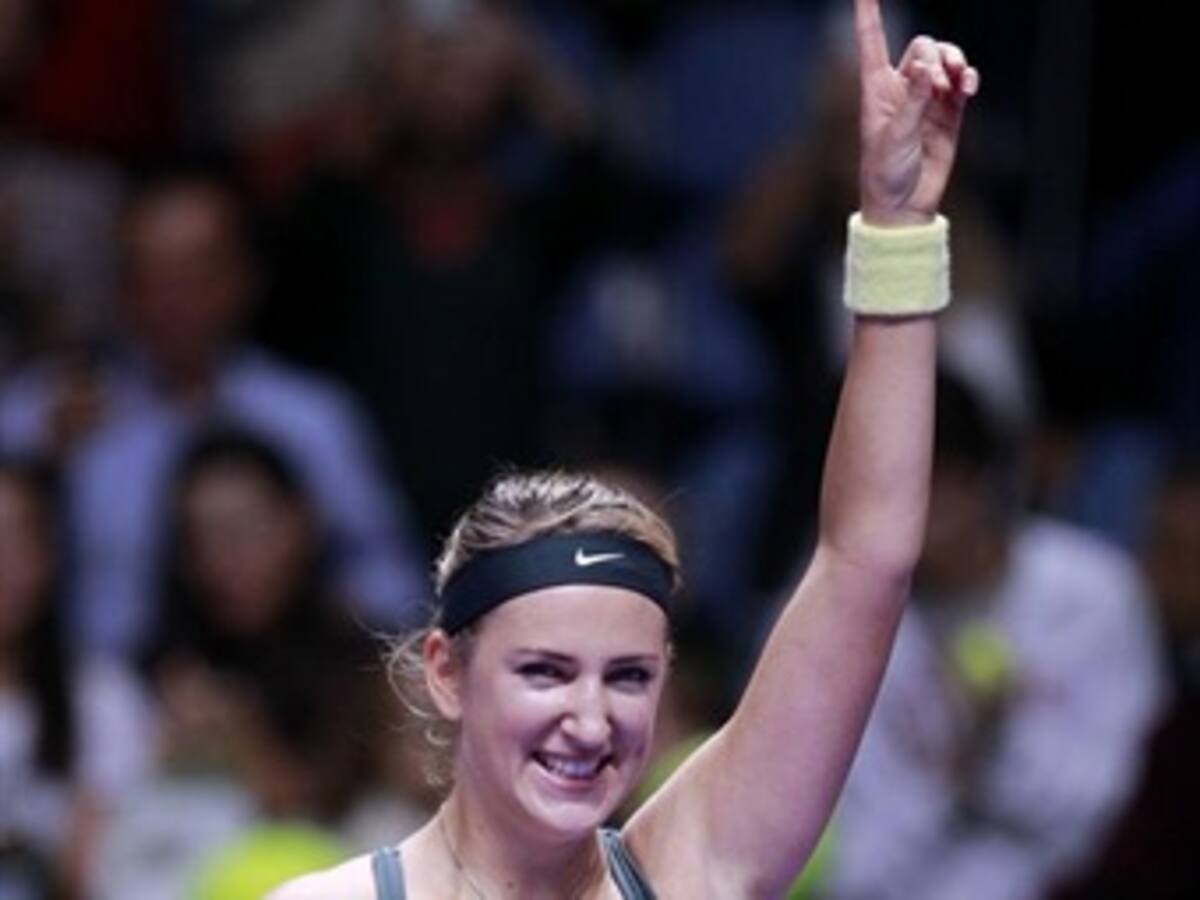 Azarenka terminará 2012 como número uno del mundo