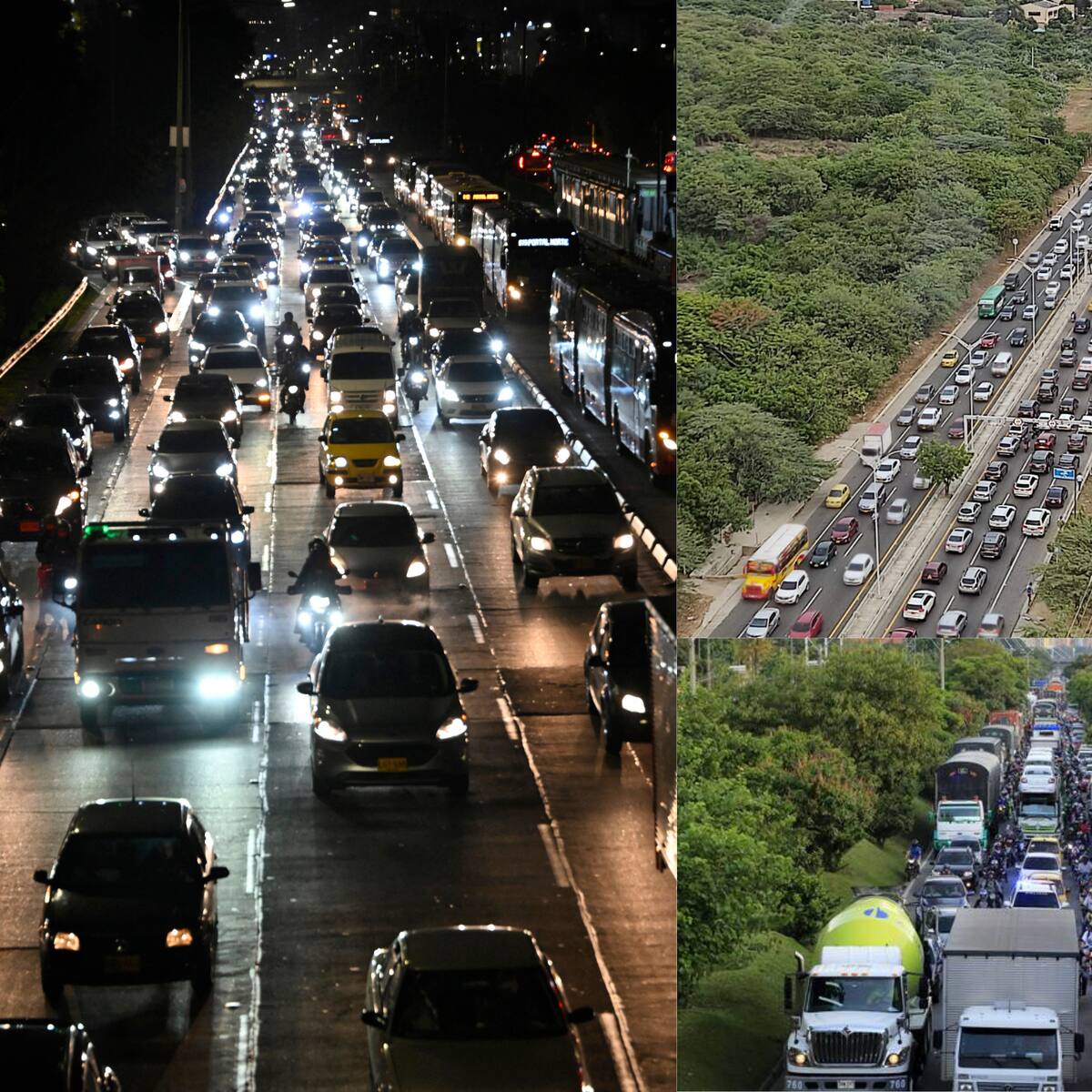 Ranking: Bogotá, Barranquilla, Cali y Medellín están entre las ciudades con más trancones del mundo