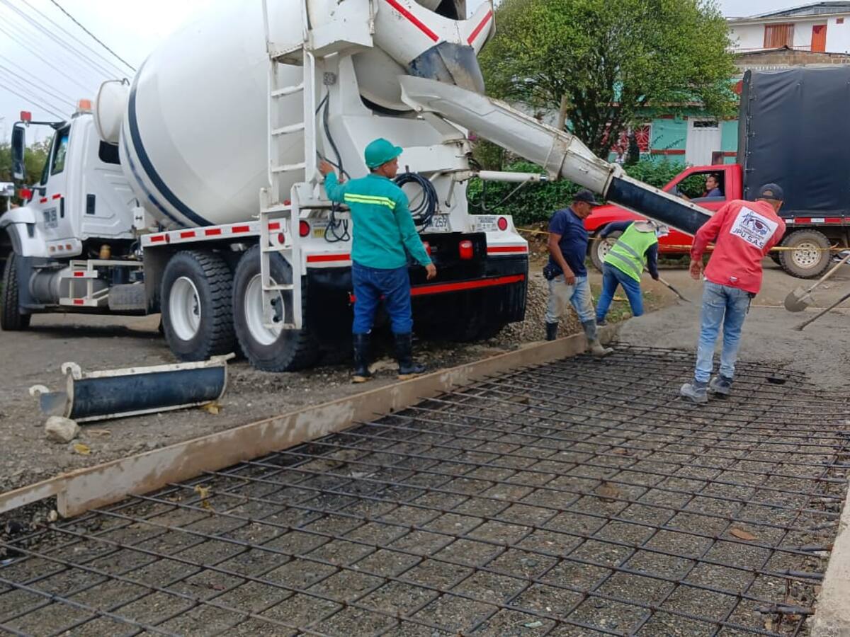 Inconcluso pero cercano el fin de la obra en el sector de La Marina en Anserma, Caldas