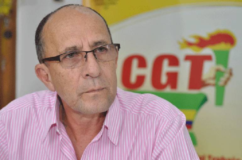 Rubén Darío Gómez, presidente de la CGT en Antioquia