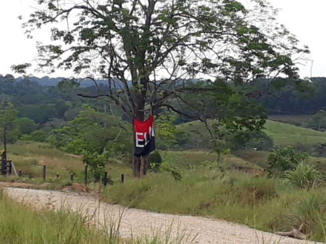 Desactivan artefacto explosivo con bandera del ELN en Mistrató, Risaralda