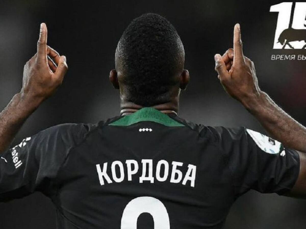 Jhon Córdoba sigue en racha goleadora con el Krasnodar de Rusia