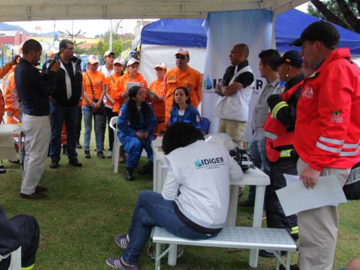 En el simulacro de evacuación en Bogotá participaron 96.000 personas