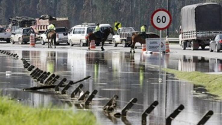 Con restricción a un carril permanece la variante de Teletón en la Autopista Norte
