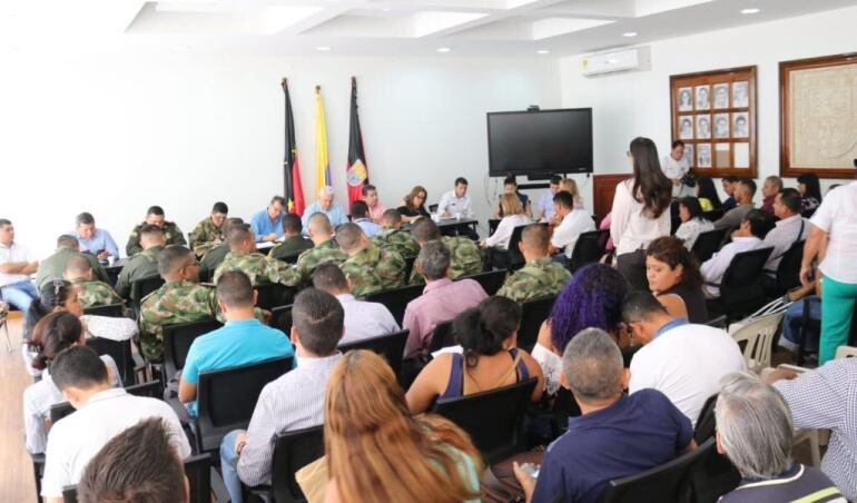 Consejo de seguridad a lideres rurales de Cúcuta