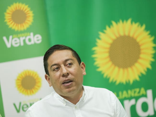 Codirector del partido Alianza Verde, Carlos Amaya. Crédito: Colprensa - John Paz.