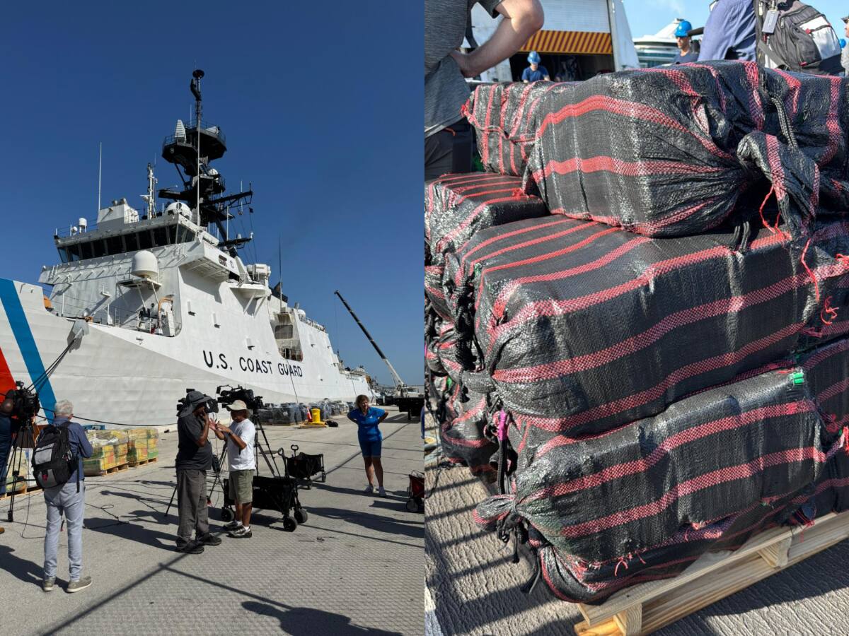 Guardia Costera de EE.UU. anuncia el mayor decomiso de drogas en la historia del país