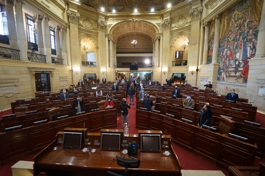 Imagen de referencia del Congreso de la República. Foto: Colprensa.