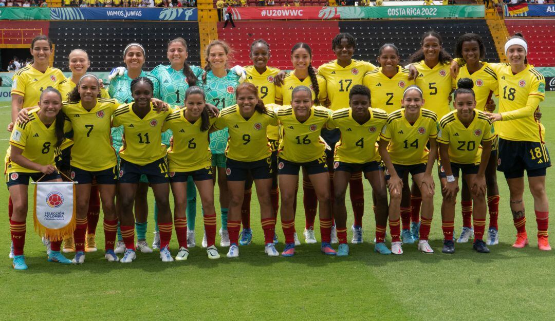La nómina de la Selección Colombia femenina Sub-20 previo a su debut en el Mundial de Costa Rica.