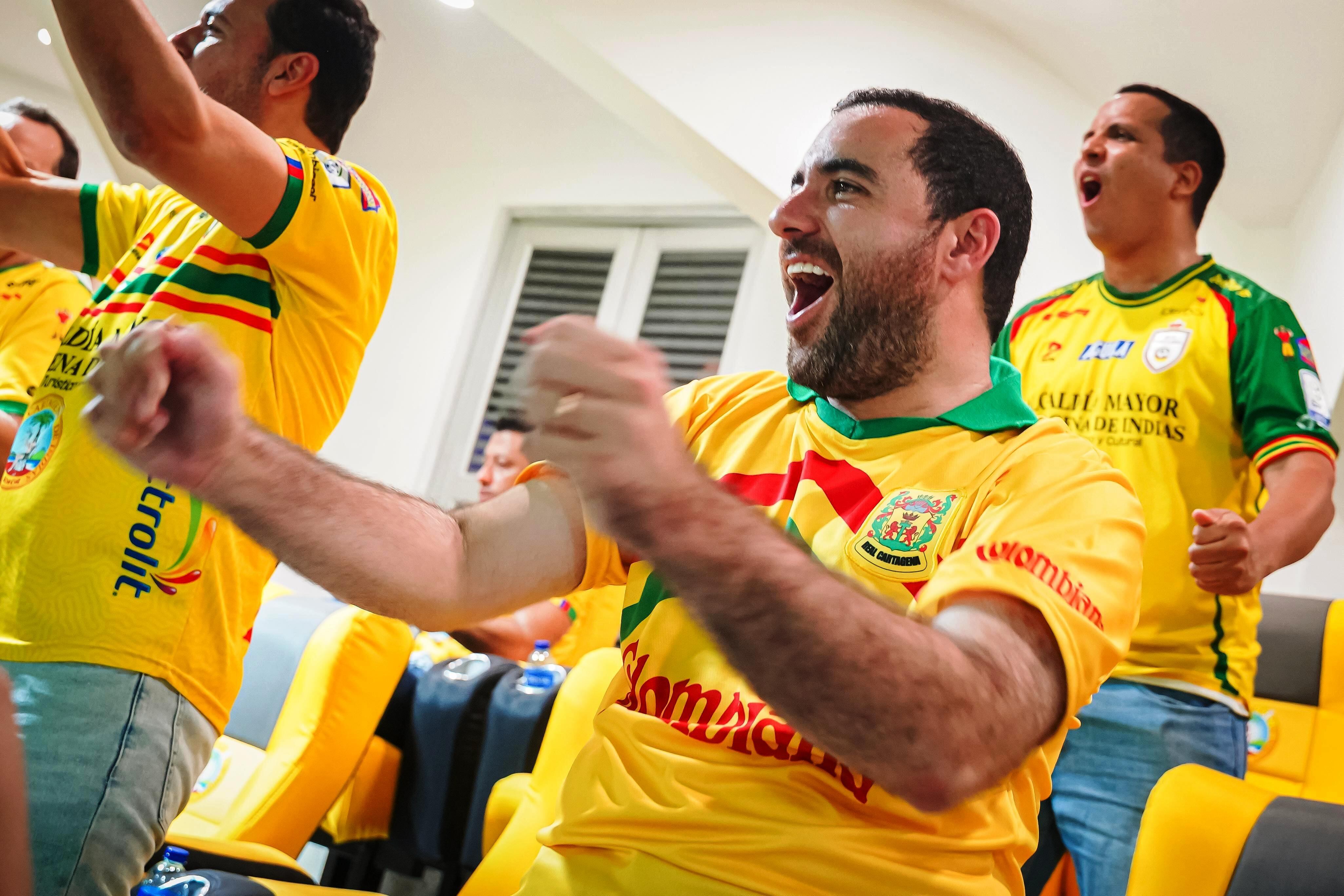 Gobernador Yamil Arana celebró la goleada del Real Cartagena al Quindío