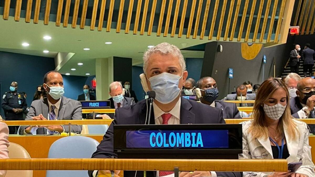 En la ONU, Duque reclamó a los países que acapararon vacunas COVID