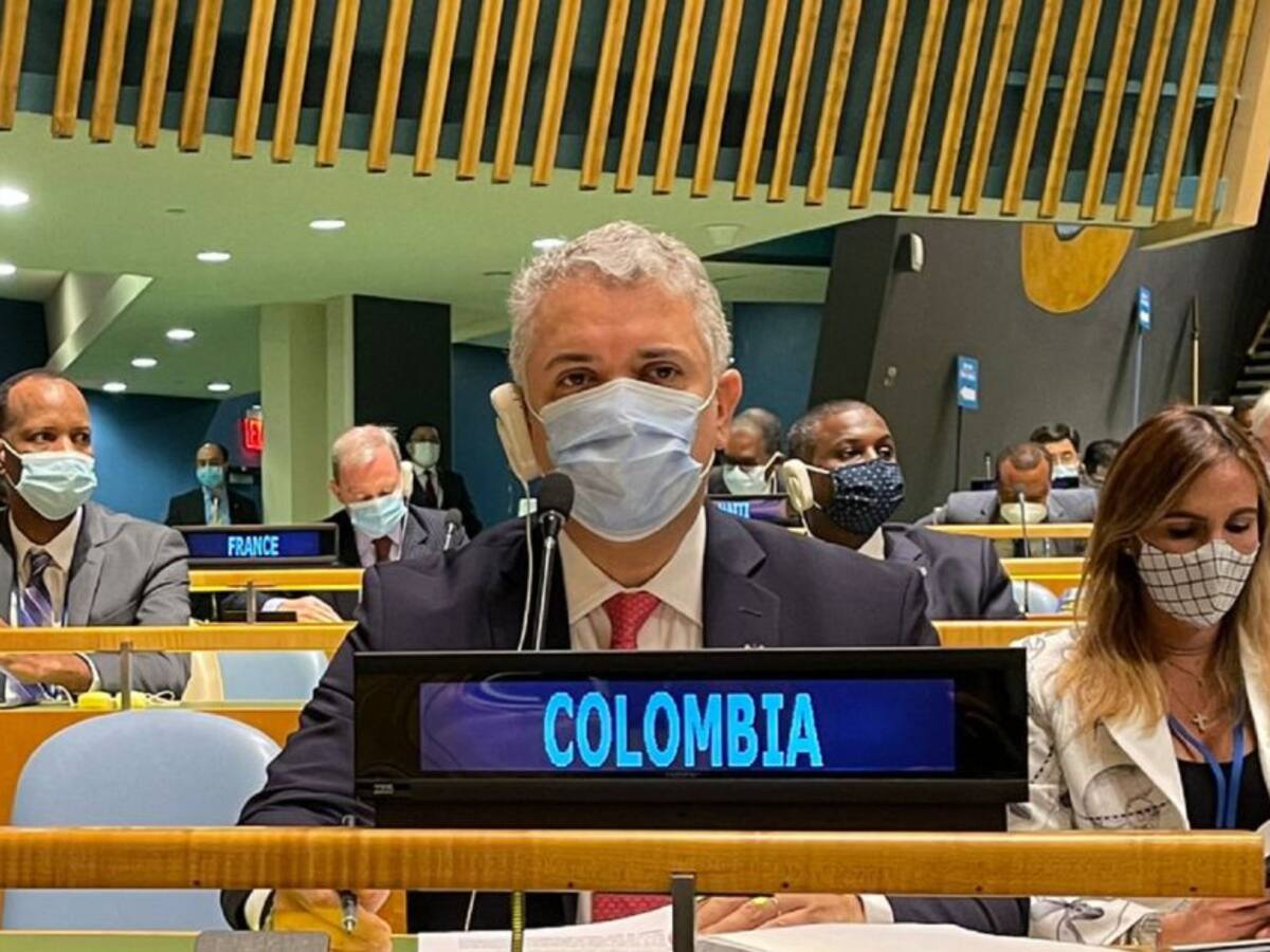 En la ONU, Duque reclamó a los países que acapararon vacunas COVID