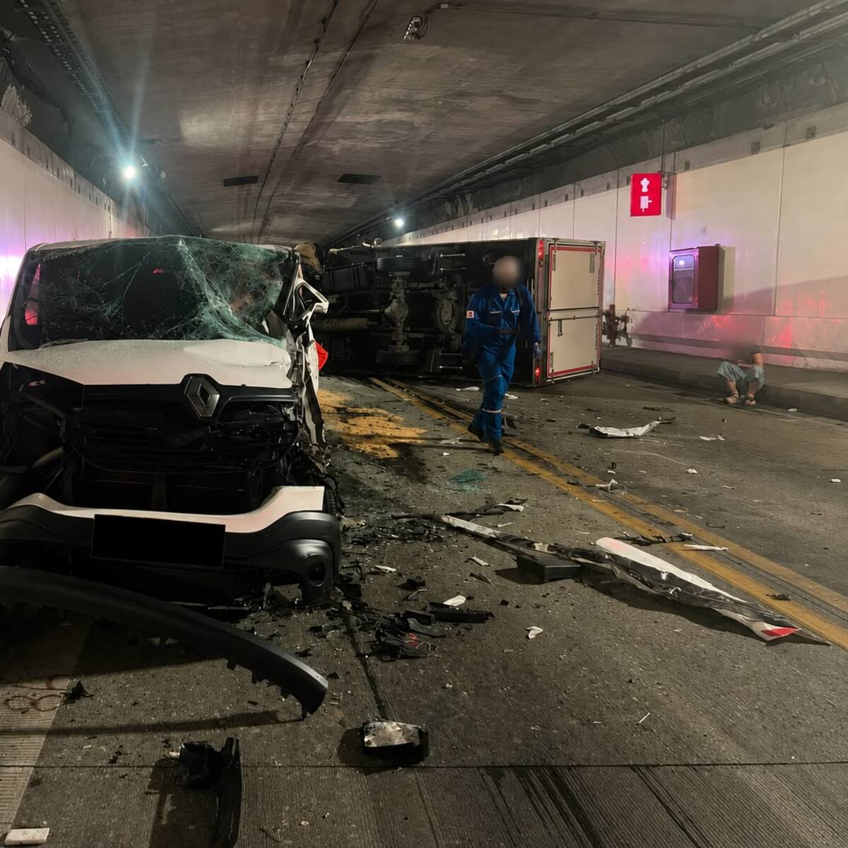 Fue habilitado el Túnel de Oriente tras el accidente reportado con ocho heridos