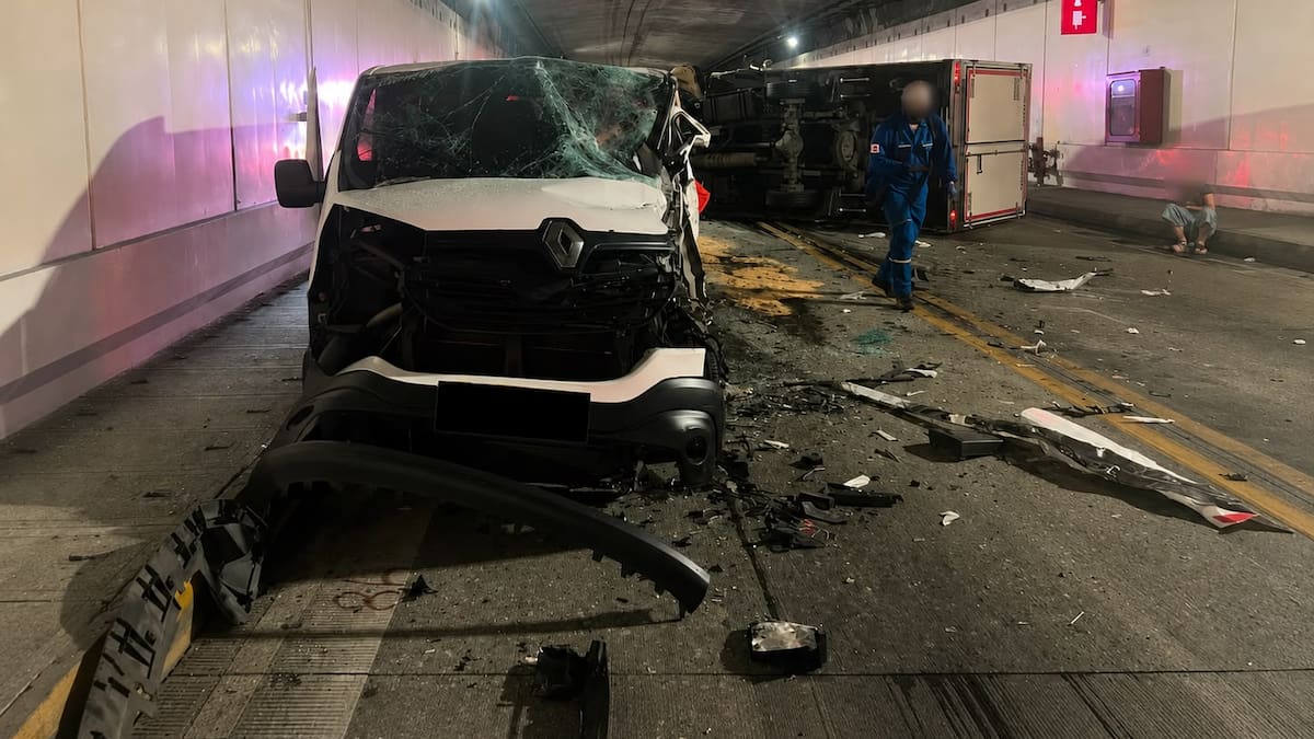 Fue habilitado el Túnel de Oriente tras el accidente reportado con ocho heridos