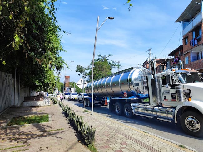 Trancones por cierres en la vía Bucaramanga - Cúcuta