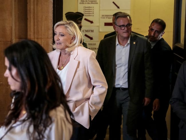 Marine Le Pen (Photo by Dimitar DILKOFF / AFP)