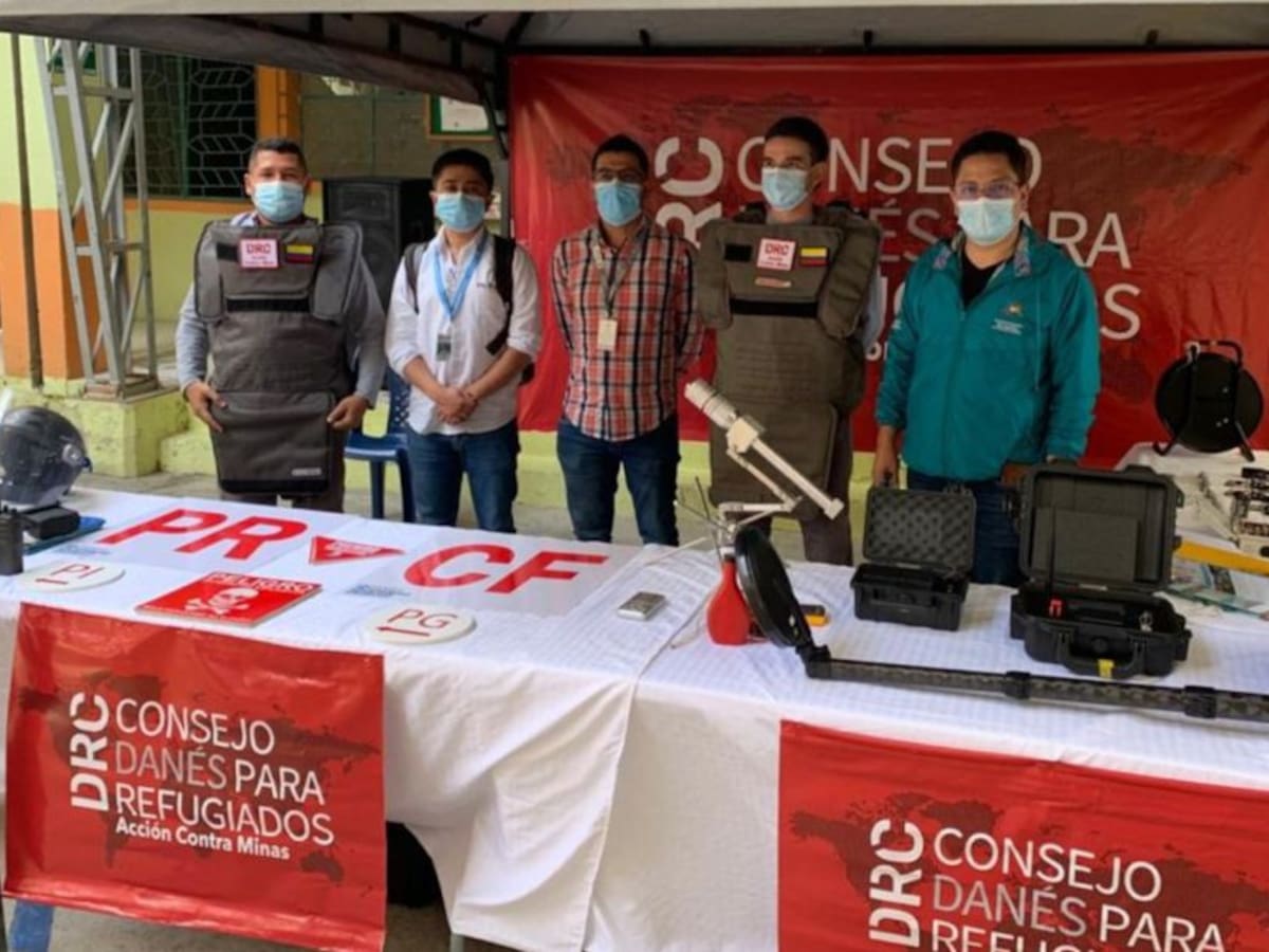 San Bernardo y Tablón de Gómez libres de minas antipersona