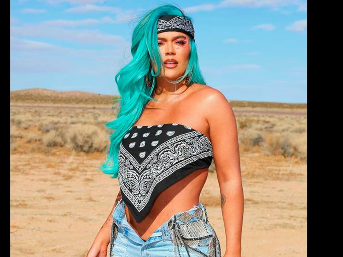 ¡Qué bichota!: Karol G presume su nueva figura con diminuto bikini negro