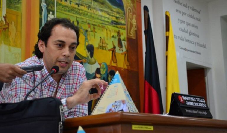 Jaime Ricardo Marthey Tello, presidente del concejo de Cúcuta