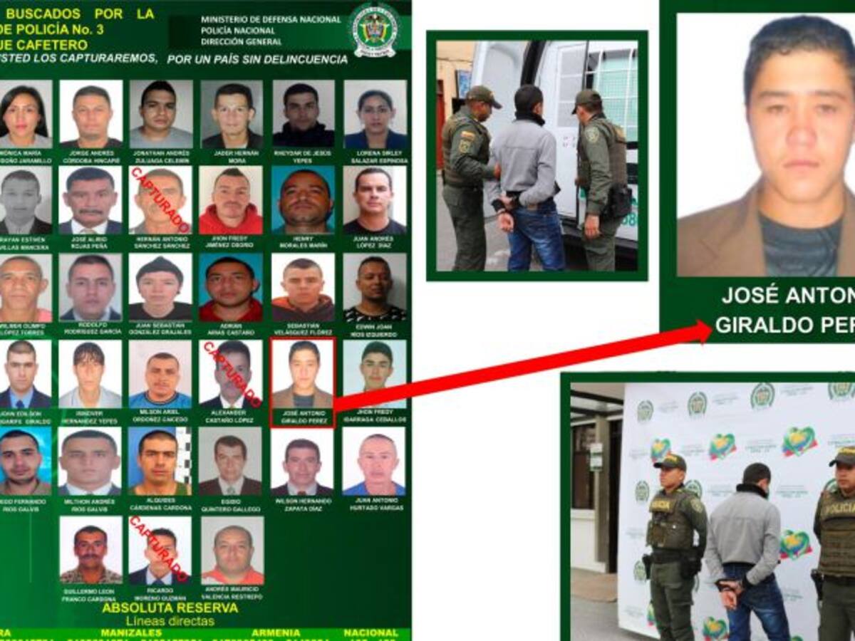 Capturado en Manizales uno de los más buscados en el Eje Cafetero