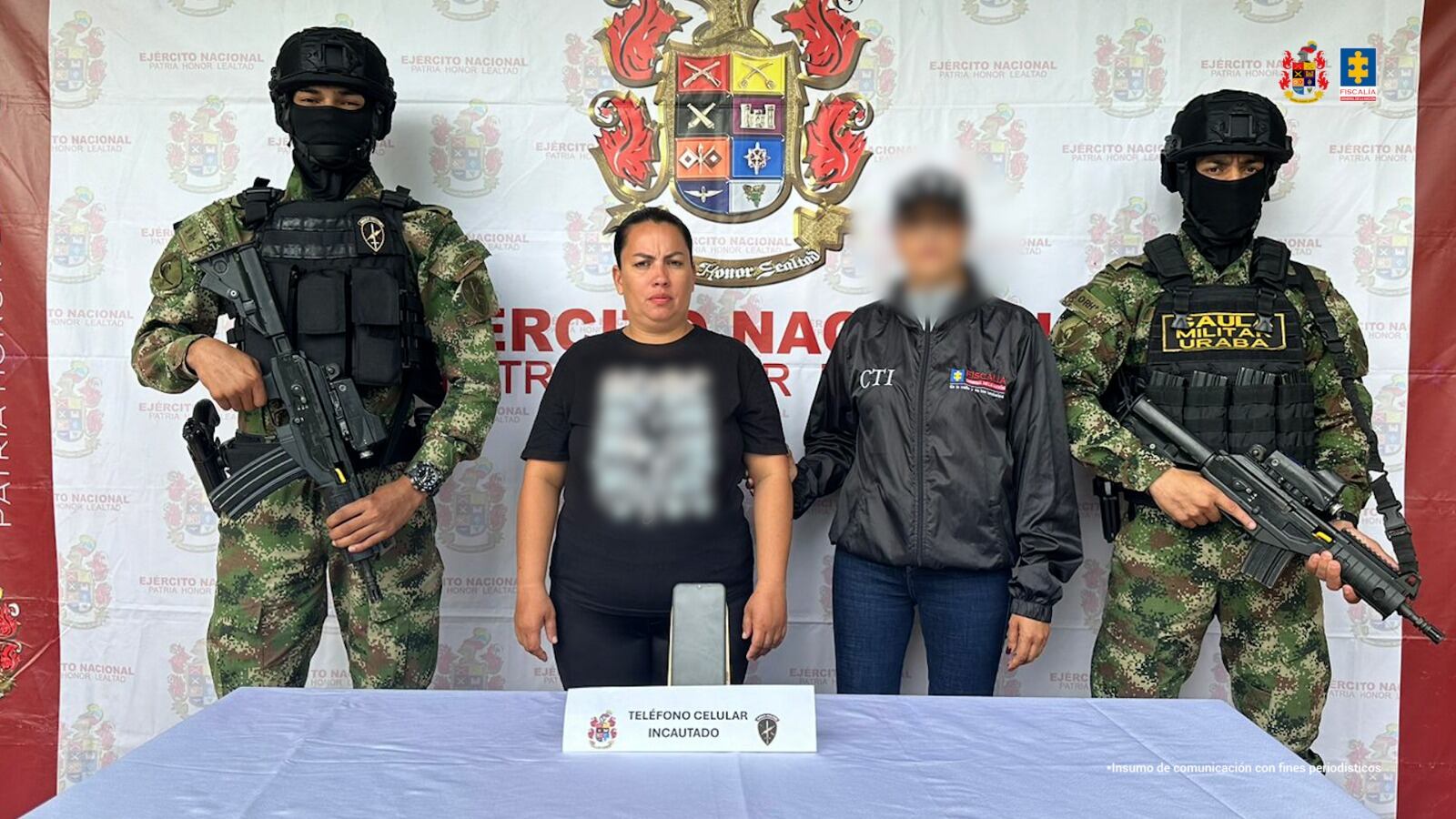 A la cárcel mujer que habría lavado dinero en cerca de 13.000 millones de pesos producto de contrabando. Cortesía: Fiscalía General de la Nación.