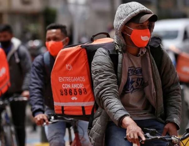 Domiciliarios- Cortesía Colprensa