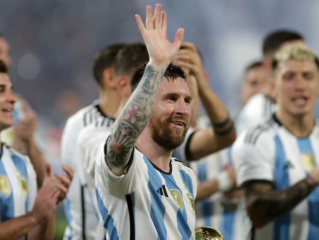 Lionel Messi durante un partido de la Selección Argentina (Photo by Daniel Jayo/Getty Images)