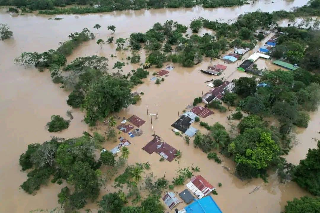 Inundaciones en el departamento de Córdoba. Foto: suministrada a Caracol Radio. 