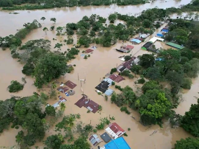 Inundaciones en el departamento de Córdoba.