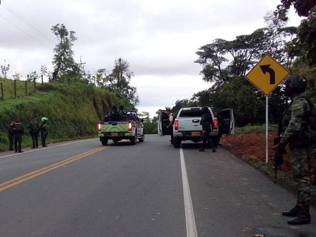 Policía asesinado en Mutatá- foto cortesía para Caracol Radio
