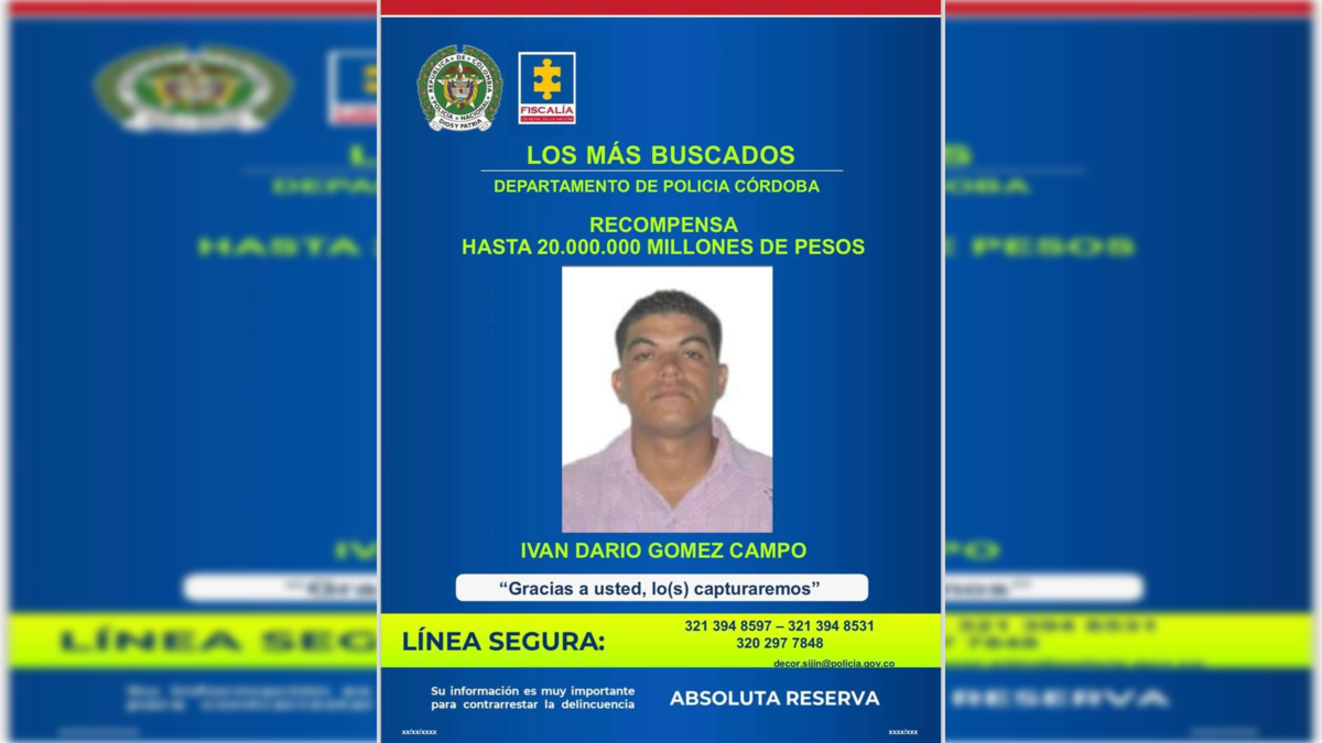 Elevan la recompensa para ubicar al responsable del doble feminicidio en Chinú, Córdoba