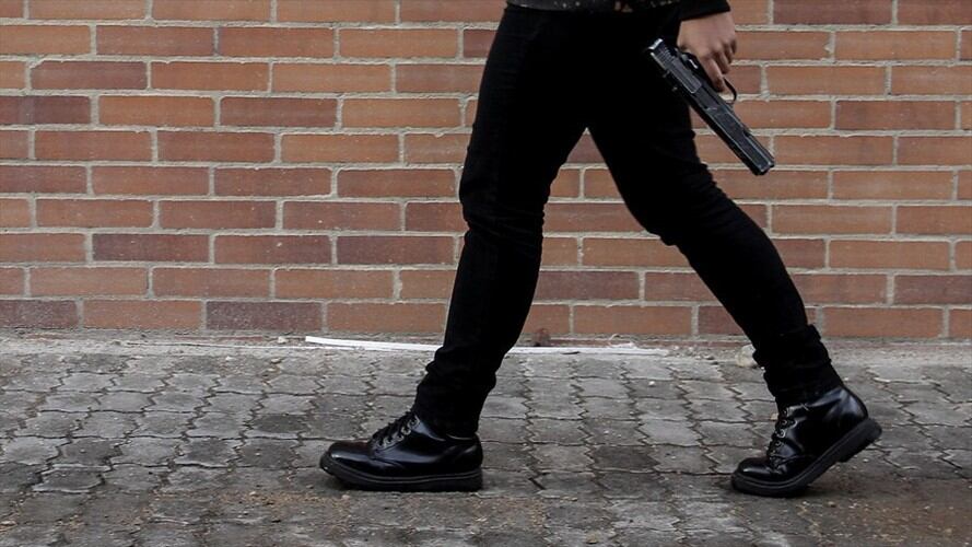 Sujetos atacaron a los uniformados acantonados en esta unidad policial en jurisdicción del municipio de Buenos Aires. Foto: Colprensa