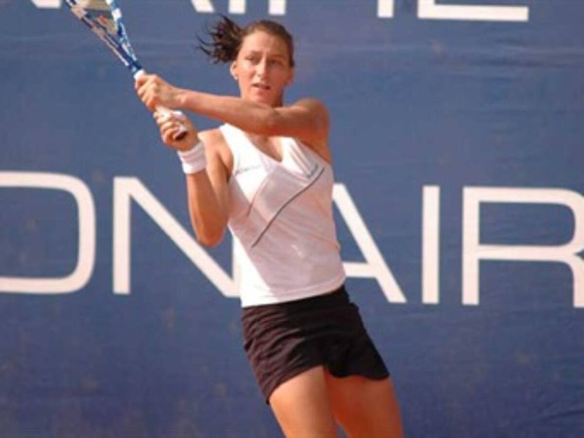 Mariana Duque está en cuartos de final de la Copa Bionaire WTA