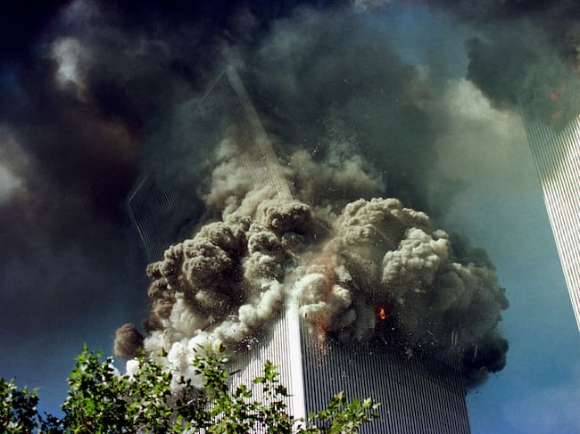 Ataque las Torres Gemelas (World Trade Center) el 11 de septiembre del 2001. Foto: Getty Images.