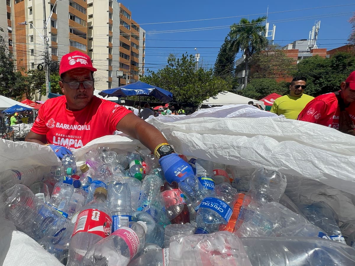 Más de 5 toneladas de material aprovechable deja el precarnaval en Barranquilla