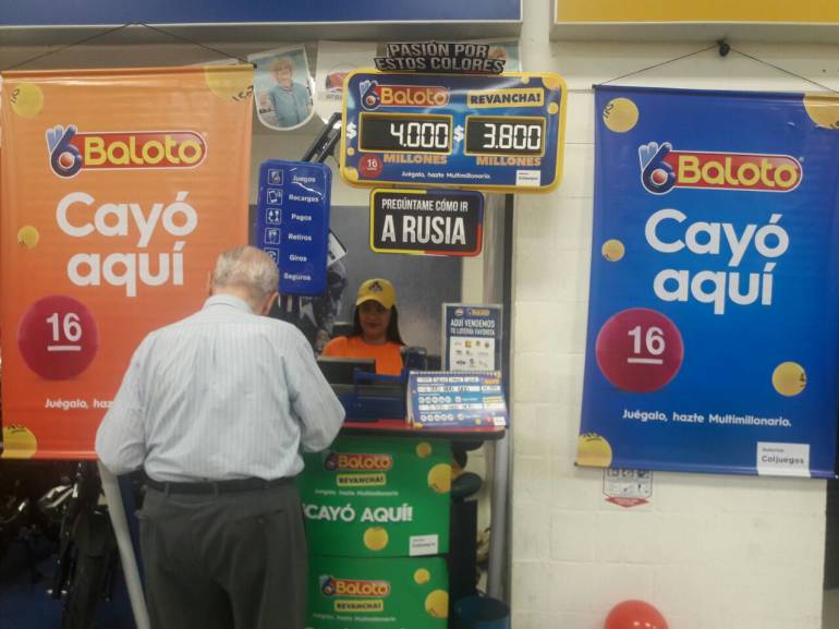 Puesto de Baloto en Barranquilla.