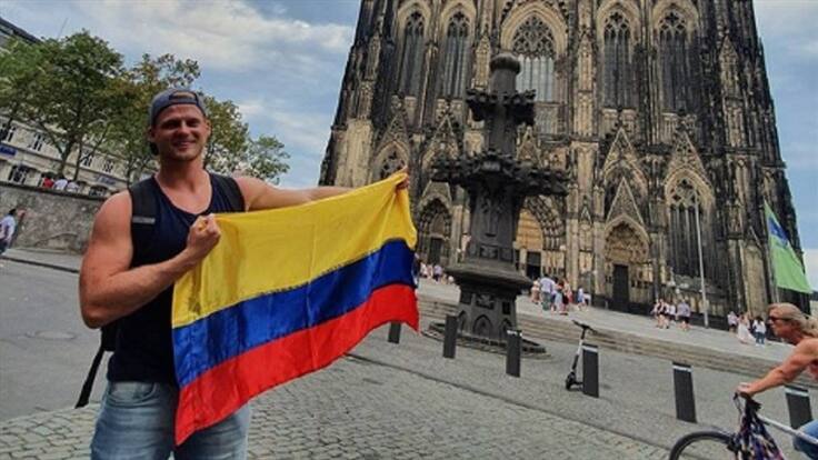 Dominic Wolf: la razón por la que el influencer no podrá usar más la camiseta de Colombia