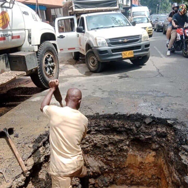 Reparaciones de acueducto / Foto Emcali