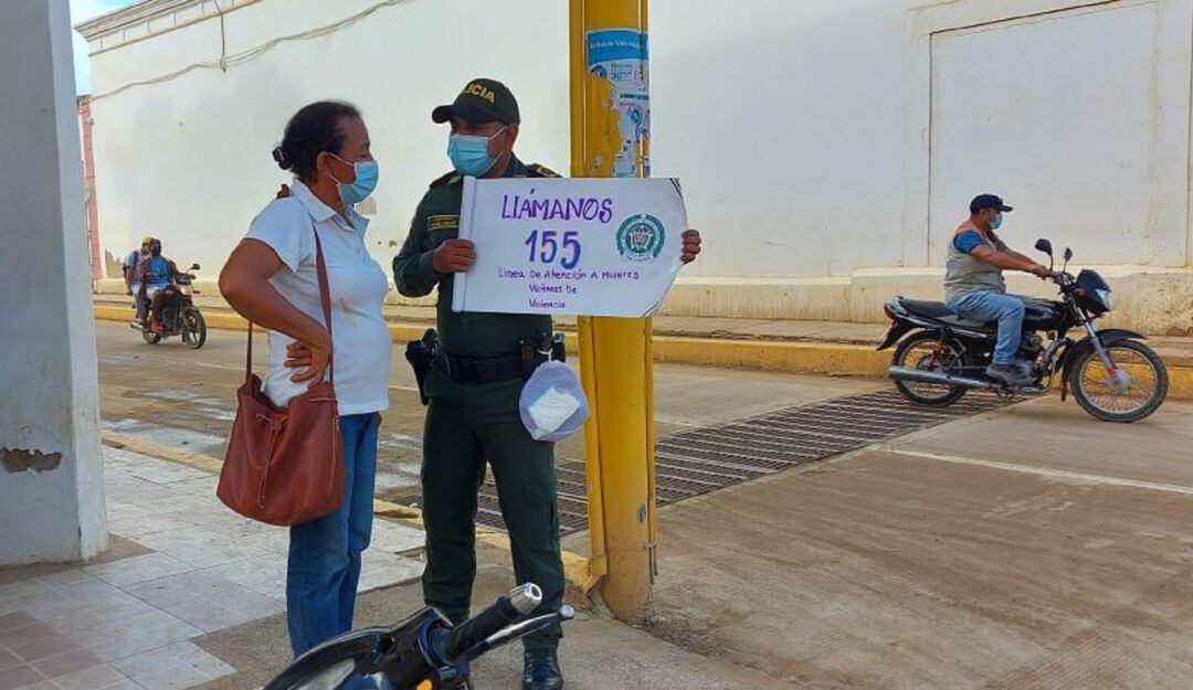 La estrategia también se adelanta en las calles de las diferentes poblaciones de Bolívar