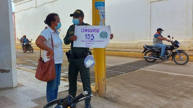 La estrategia también se adelanta en las calles de las diferentes poblaciones de Bolívar