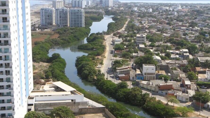 Aún no hay permiso para hacer relimpias en el caño Juan Angola en Cartagena. Foto: El Universal