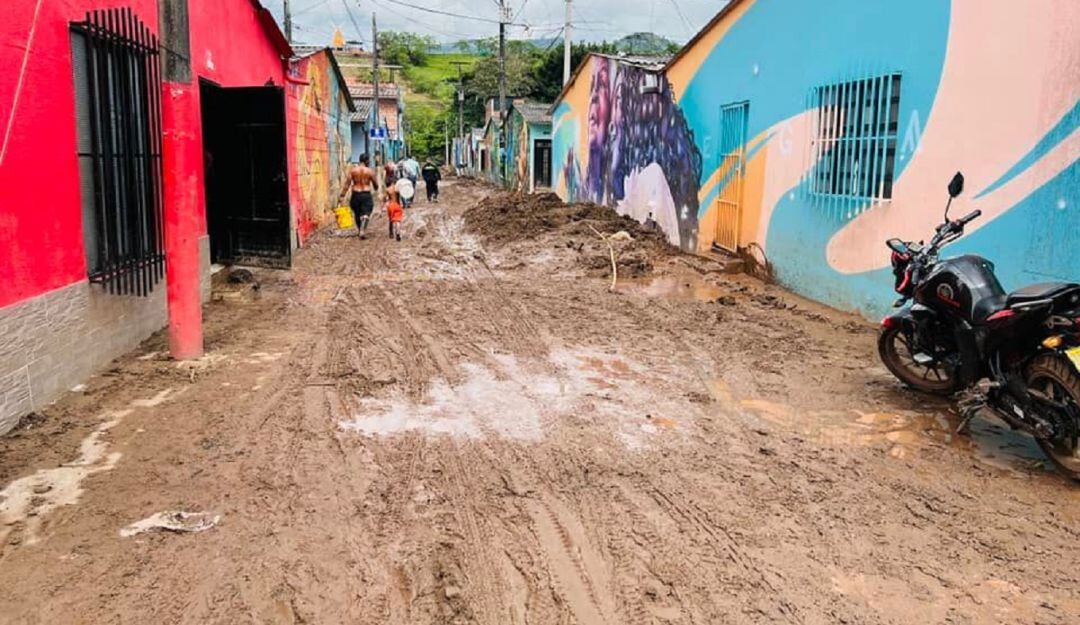 Inundación en Supía